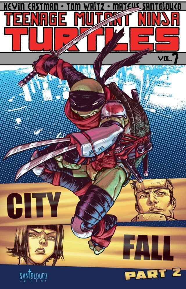 City Fall, Part 2 (By: Kevin Eastman) cover