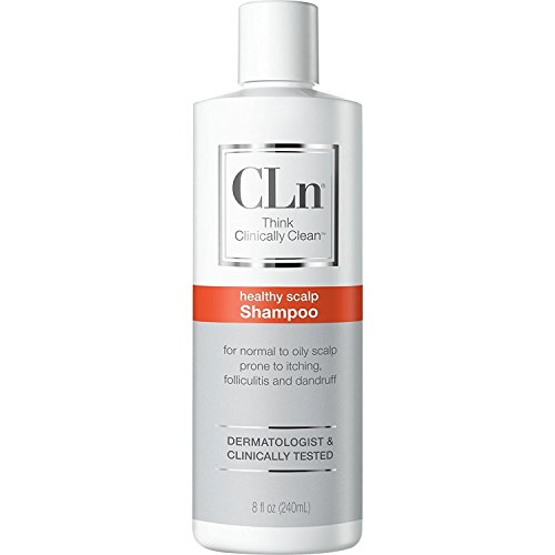 CLn® Shampoo - Clarifying Formula with Salicylic Acid, for Normal to Oily Scalp Prone to Folliculitis, Dandruff, Itchy & Flaky Scalp, Fragrance-Free & Paraben-Free, 8 fl. oz.