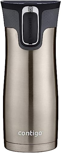 Contigo West Loop Autoseal Travel Mug, 16 oz, Stainless Steel