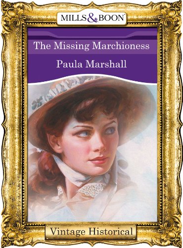 The Missing Marchioness (By: Paula Marshall) cover