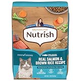 Nutrish Rachael Ray Dry Cat Food Real Salmon & Brown Rice Recipe, 14 lb. Bag