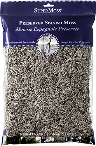 SuperMoss (26911) Spanish Moss Dried, Natural, 8 Ounces