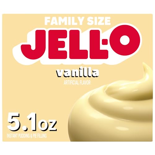 Jell-O Instant Pudding & Pie Filling, Vanilla, 5.1 oz