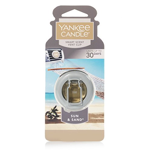 Yankee Candle CAR VENT CLIP HW SUN &amp; SAND, Smart ScentSex Wax Air Freshener (3-Pack, Assorted, C/P/S)Armor All Fre