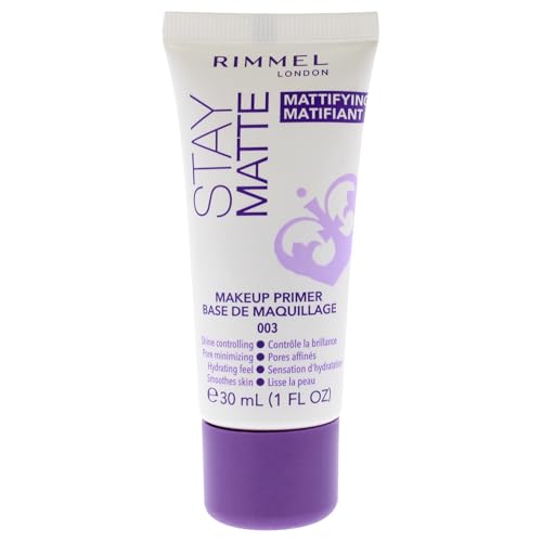 Rimmel Stay Matte Primer Use With a matte finish formula that controls oil and