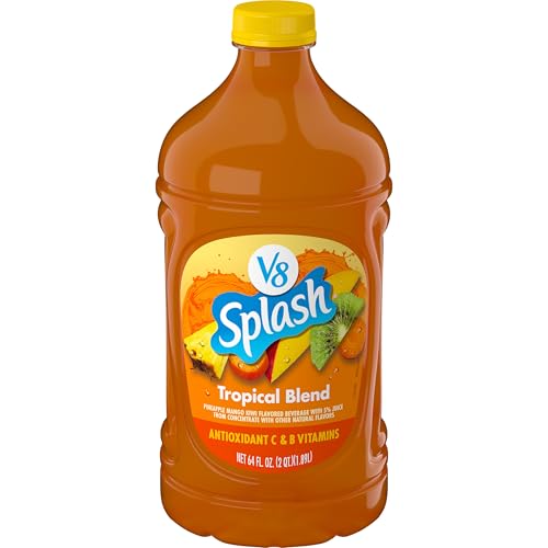 V8 Splash Tropical Blend Flavored Juice Beverage, 64 fl oz Bottle