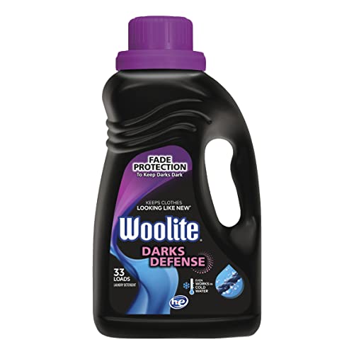Woolite Darks Defense Liquid Laundry Detergent, Light Fresh Scent, 33 Loads, 50 Fl Oz