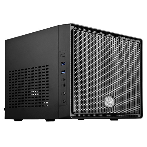 Cooler Master Elite 110 Mini-ITX Computer Case Roomy for its size, sturdy and nicely ventilated,