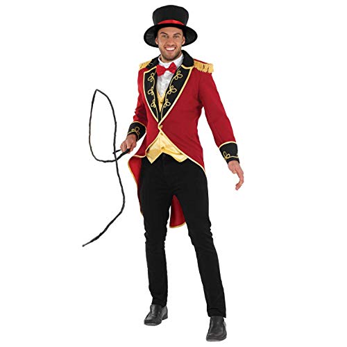 fun shack Ringmaster Costume for Men, Circus Outfit, Carnival Costume for Men, Halloween Costumes For Adults, M