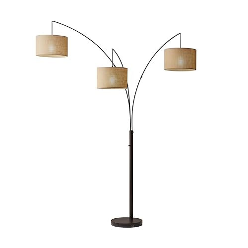 Adesso Trinity 82-Inch Arc Floor Lamp Premium Option A sturdy, adjustable lamp ideal for placing in