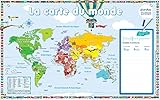Posterardoise La Carte Du Monde