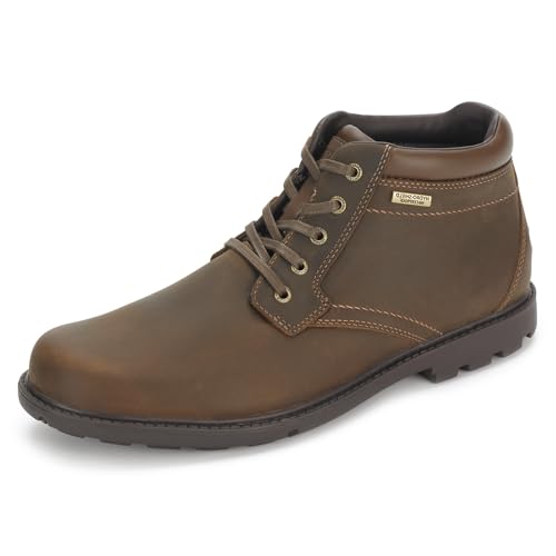 Rockport Men's Storm Surge Water Proof Plain Toe Boot Ankle, Tan, 10