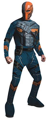 Rubie's Men's Dc Comics Batman: Arkham City Deluxe Muscle Chest Deathstroke Adult Sized Costumes, As Shown, Extra-Large US