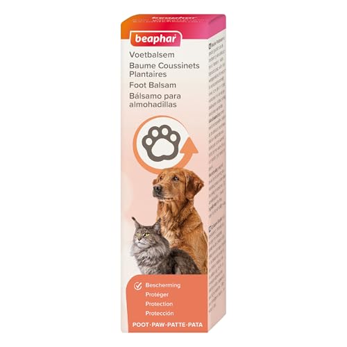 Beaphar bálsamo protector de almohadillas para perros y gatos, para asfalto caliente, arena o nieve, 40 ml