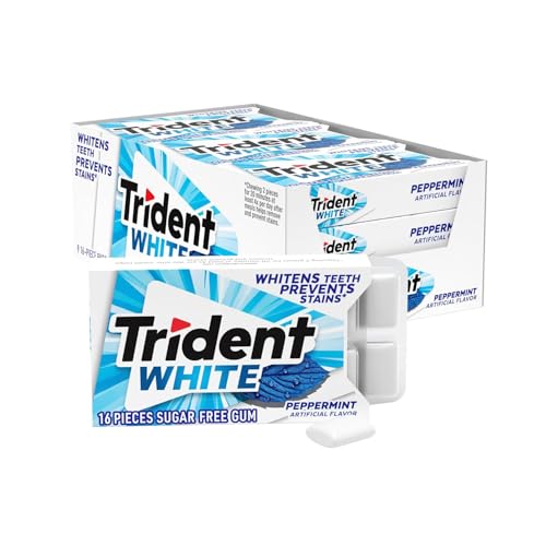 Trident White Peppermint Sugar-Free Gum 9-Pack for $4.94 via Sub & Save + free shipping w/ Prime