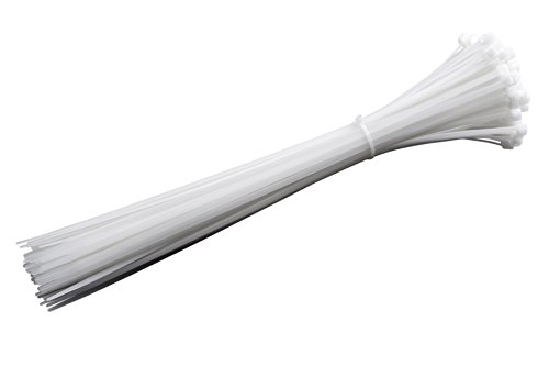 Meister Cable Ties 380 x 7.8 mm, white, 25 pieces, 7452390