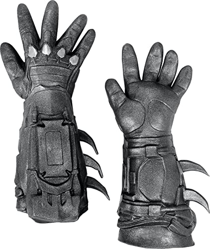 DC Arkham City: Batman Gloves for Adults by Rubies, Men's No Size