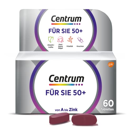 (-23%) Centrum Für Sie 50+ 60 St. Multivitamin Tabletten, Nahrungsergänzungsmittel