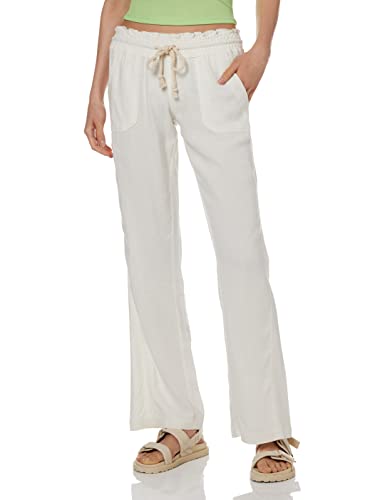 Roxy Women's Oceanside Pant, Sea Salt X-Large