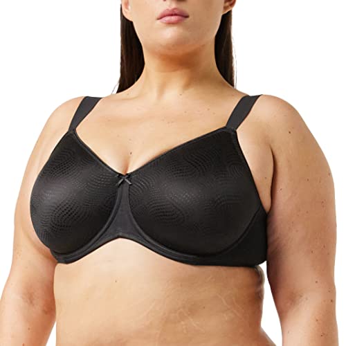 (-41%) Triumph Essential Minimizer W X BH, Schwarz, reduziert das Brustvolumen optisch um eine Cup-Größe, Schwarz (BLACK (04) 04), 85D