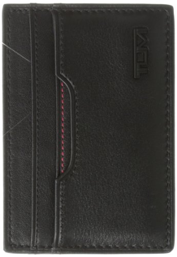 TUMI - Delta Slim Card Case - Men's Leather Wallet for Everyday & Travel - Black