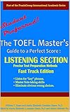 The Toefl Masters Guide Listening Section Precise Test Preparation Methods Fast Track Edition Praxisgroup International Language Academic Series Book 3 English Edition