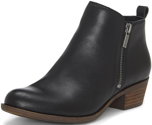 Lucky Brand Women's Basel Ankle Bootie, Black 03, 8.5