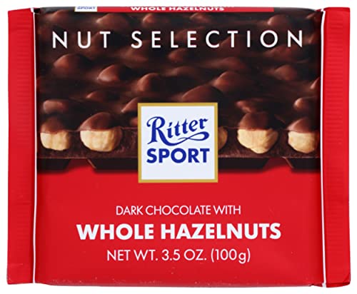Ritter Sport Dark Chocolate with Whole Hazelnuts - 3.5 oz