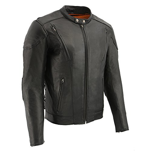 Milwaukee Leather SH1010 Men's...ces in Tall Sizes - Large-Tall