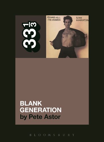Blank Generation (By: Pete Astor) cover