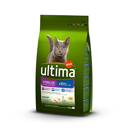 (-21%) Ultima Chats Stérilisés Aliment Formulé + de 10 Ans 1,5 kg
