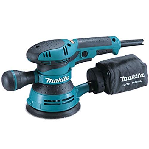 (-41%) Makita BO5041J Exzenterschleifer 125 mm im MAKPAC, Blau, Silber