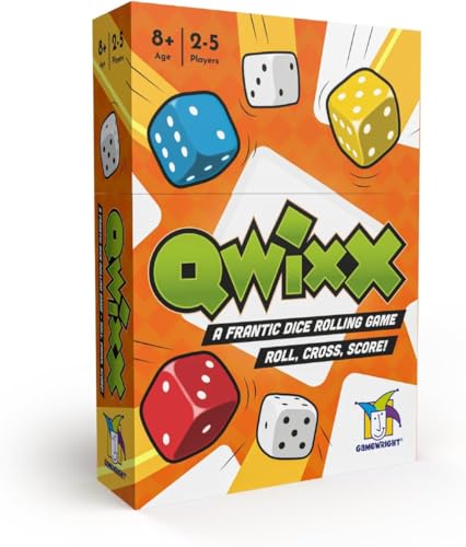 Qwixx: The frantic dice rolling game that everyone plays at once! For ages 8+