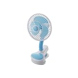 ELECOM USB扇風機 クリップ型 ブルー FAN-U28BU
