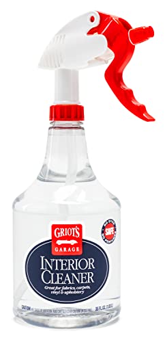 Griot's Garage Interior Cleaner Spray for Car Seats, Carpet, Upholstery Fabric, Floor Mat, Vinyl, Dashboard, Ideal for Truck, SUV, RV, Boat, and More, 11104, 35 Fl Oz