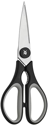 (-31%) WMF Touch Küchenschere 21 cm, Haushaltsschere mit Sägeschliff, Schere Küche, Cromargan Edelstahl, Softgriff, schwarz