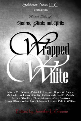 Wrapped In White: Thirteen Tales of Spectres, Ghosts, and Spirits book cover