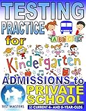 Testing Practice For Kindergarten Admissions To Private School Preschool Level Questions English Edition