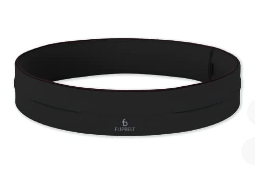 FlipBelt Level Terrain Waist Pouch, Medium, Black,FBB