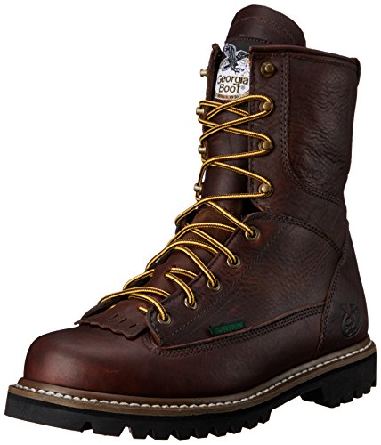 Georgia Boot Waterproof Lace-To-Toe Work Boot, Soggy Brown, Size 10(M)