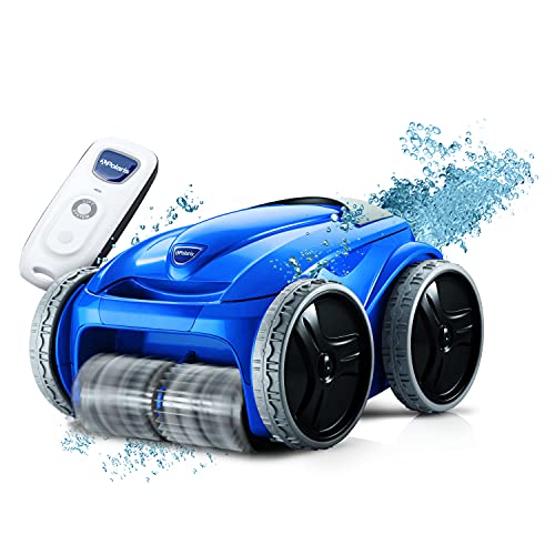 Polaris 9550 Sport Robotic Pool Cleaner, Automatic Vacuum for InGround Pools up to 60ft, 70ft Swive