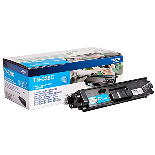 Brother Original Jumbo-Tonerkassette TN-326C cyan (für Brother DCP-L8400CDN, DCP-L8450CDW, HL-L8250CDN, HL-L8350CDW, MFC-L8650CDW, MFC-L8850CDW)