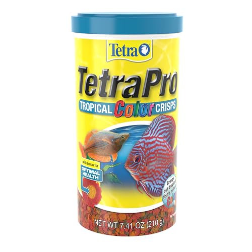 TetraPro Tropical Color Crisps Fish Food 7.41 Ounces