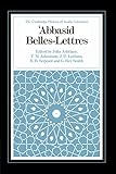 Abbasid Belles Lettres The Cambridge History Of Arabic Literature English Edition