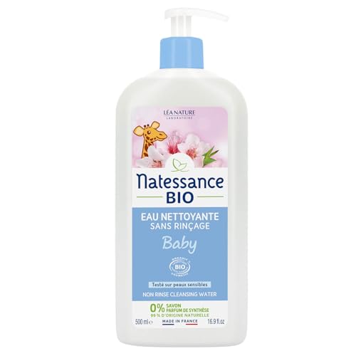 Natessance Naturel Baby Care Non Rinse Cleansing Water, 500 ml