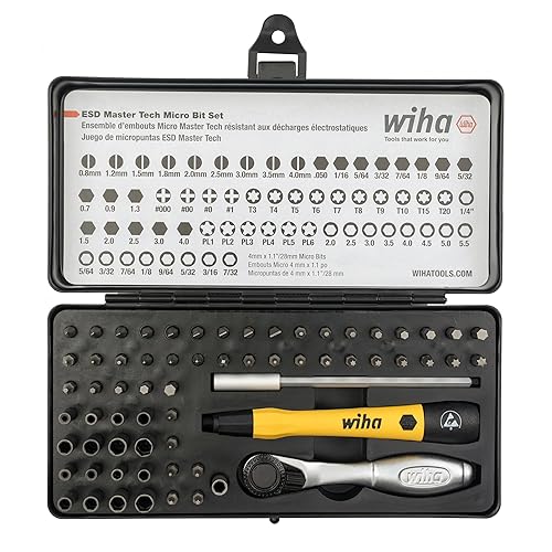 Wiha 75965 ESD micro-bit ratchet set (65 pieces) - product preview