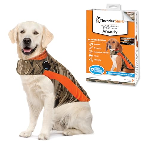 ThunderShirt for Dogs, X Large, Camo Polo - Dog Anxiety Vest