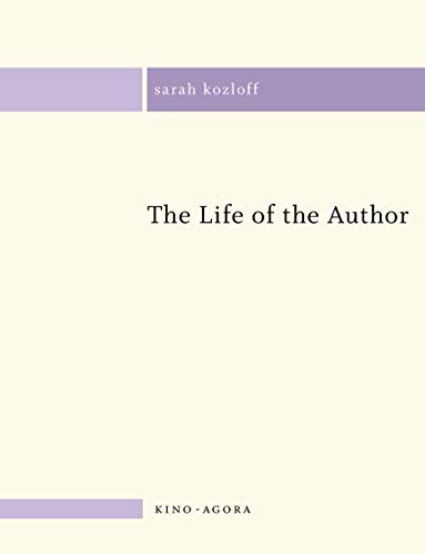 The Life of the Author cover