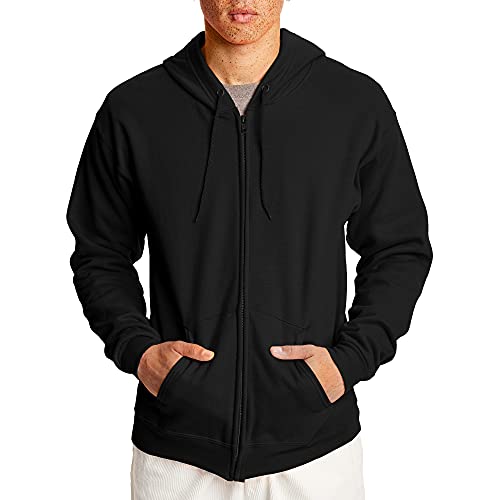 Men's Zip-up Hoodie, Ecosmart Fleece Full-zip Hoodie for Men, Hooded Sweatshirt