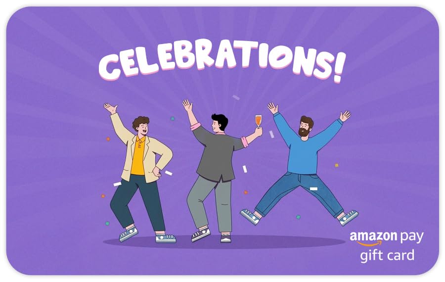 Amazon Pay Digital Gift Card | Congratulations & Celebrations | Instant Delivery | 1-year Validity | Gift for your loved ones with freedom of choice A